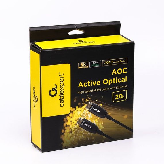 Кабель Cablexpert CCBP-HDMI8K-AOC-20M-EU, HDMI V.2.1, 20 м | Зображення 1