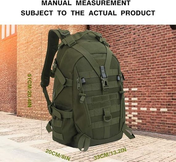 Тактичний рюкзак 40л із MOLLE — ідеальний вибір для армії та активного відпочинку | Зображення 9