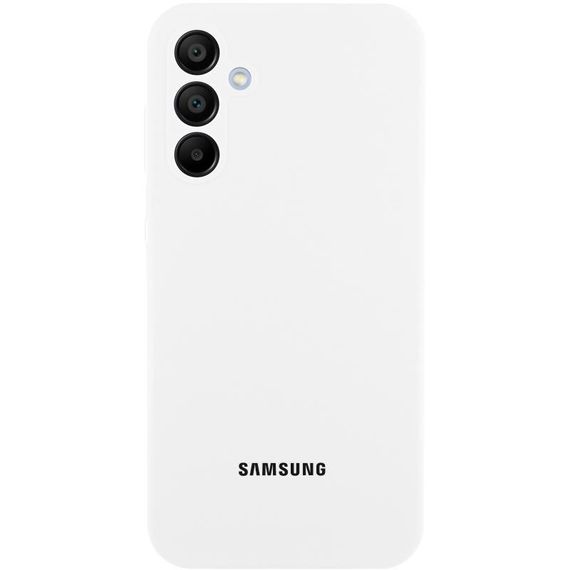 Чохол Silicone Cover Lakshmi Full Camera (AAA) with Logo для Samsung Galaxy S25 Edge Білий / White
