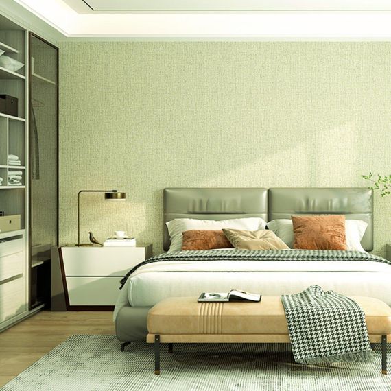 Самоклеючі шпалери бежево-білі 500х2800х2.5мм YM-16 BEIGE WHITE SW-00001341 | Зображення 5