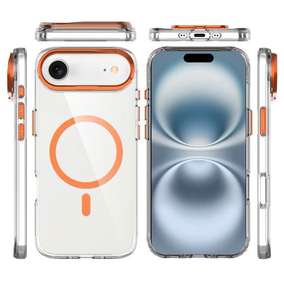 Чохол TPU Space Case Apex with Magnetic Fit для Apple iPhone 17 Air (6.5") Papaya | Зображення 3