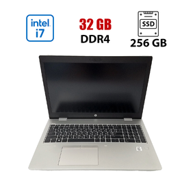 Ультрабук HP Probook 650 G7 / 15.6" (1920x1080) IPS / Intel Core i7-10610U (4 (8) ядра по 1.8 - 4.9 GHz) / 32 GB DDR4 / 256 GB SSD M.2 / Intel UHD Graphics / WebCam / HDMI / Win 10 Lic б/в