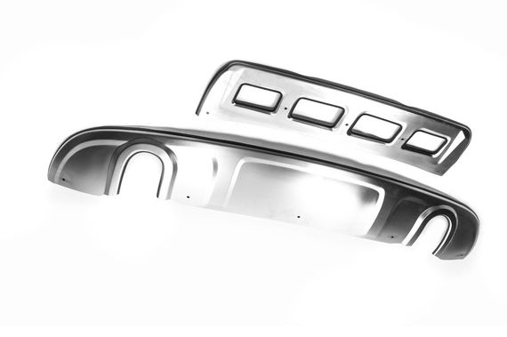 Накладка на передний и задний бампер (2 шт) для Audi Q5 2008-2017 гг.