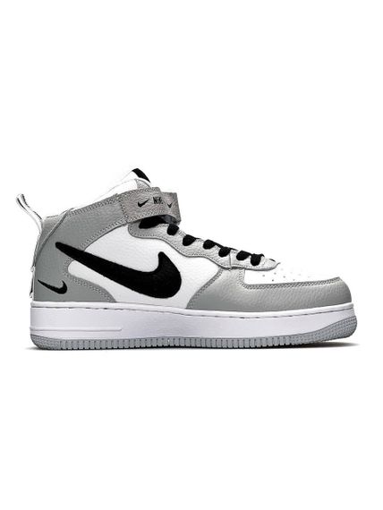 Мужские кроссовки Air Force Mid Utility White Grey 44 - 28 см | Зображення 1