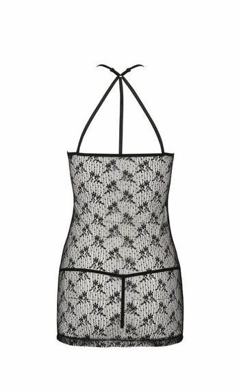 Полупрозрачная Сорочка Passion AZALIA CHEMISE S/M, black sexstyle | Зображення 3