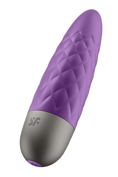 Віброкуля з глибокою вібрацією Satisfyer Ultra Power Bullet 5 фіолетовий Sex Aura | Зображення 1