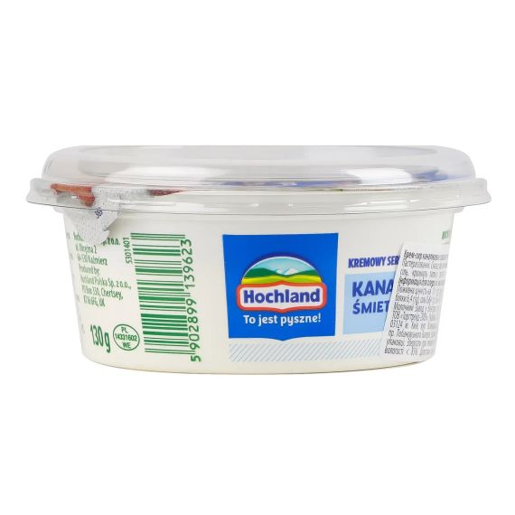 Сыр-крем Hochland Kanapkowy сливочный 59%, 130г | Зображення 1