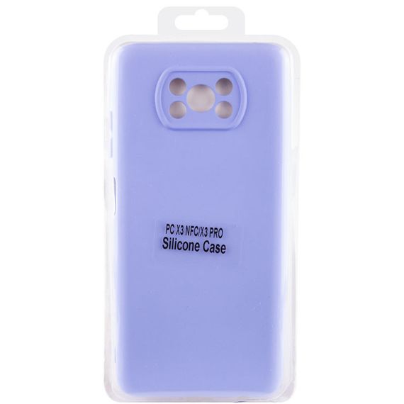 Чехол Silicone Cover Lakshmi Full Camera (AA) для Xiaomi Poco X3 NFC / Poco X3 Pro Сиреневый / Dasheen | Зображення 4