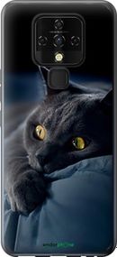 Чохол на Tecno Camon 16 SE CE7j Димчастий кіт "825u-2398-2448"