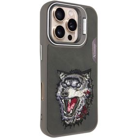 TPU+PC чохол Friends для Apple iPhone 16 Pro (6.3") Grey Wolf