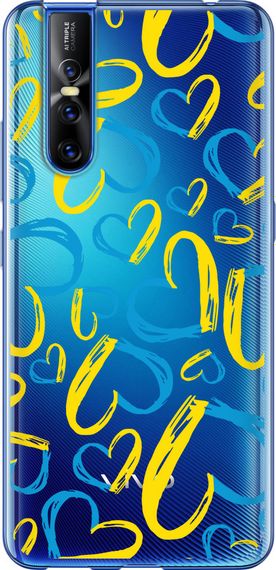 Чехол на Vivo V15 pro Сердца UA "5292u-1763-17620"