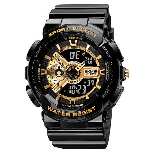 Чоловічий годинник Skmei 1688 Black-Gold