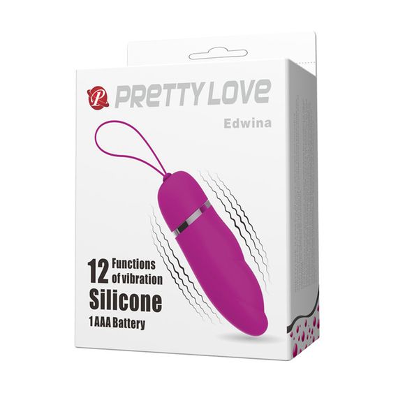 Віброяйце - Pretty Love Edwina Vibro Bullet Purple sexstyle | Зображення 9