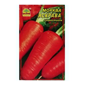 Насіння моркви Яскрава 3 г (Насіння країни)