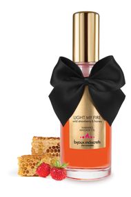 Розігрівальна олія Bijoux Indiscrets Light my Fire, Лісова суниця і мед