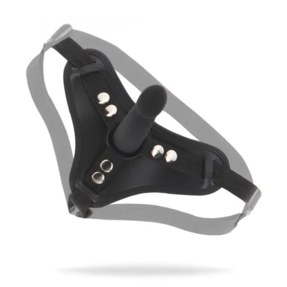 Страпон на ременях, S, Taboom з кільцевим кріпленням, чорний Sex Aura | Зображення 5