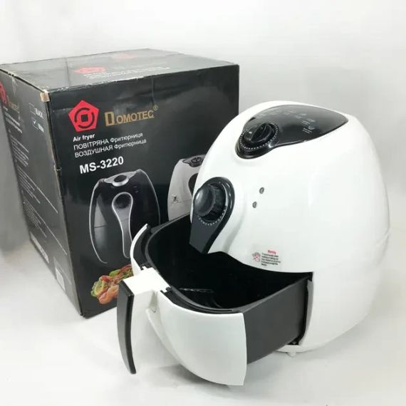 Аеро фритюрниця Air Fryer DOMOTEC MS-3220 білий | Зображення 3