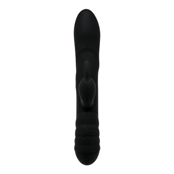 Вібратор-кролик Adrien Lastic Twister з ротацією, чорний Sex Aura | Зображення 2