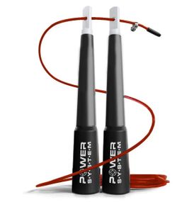 Скакалка швидкісна Power System PS-4033 Crossfit Jump Rope Red 2,8 м (PS-4033_Black-Red)
