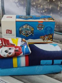 Постільна білизна дитяча TAC Paw patrol move Бавовна/Ранфорс Півторний розмір