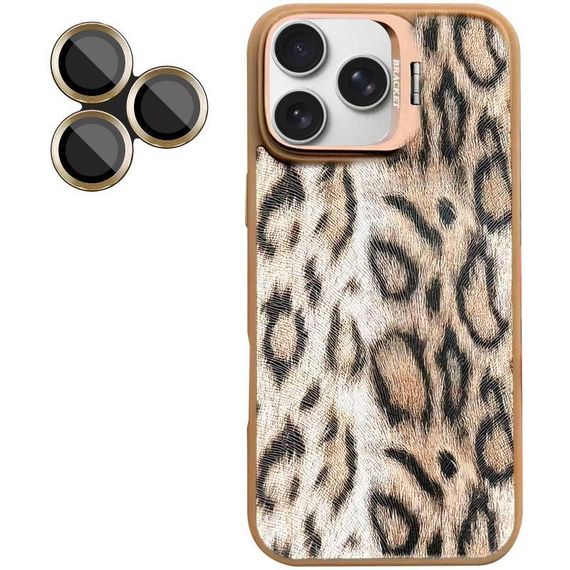 Чохол TPU+PC Wild Leopard with MagSafe and Lens для Apple iPhone 15 Pro (6.1") Brown | Зображення 2