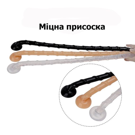 Анальний розширювач із спіралеподібною текстурою та присоскою 470*20 mm | Зображення 5