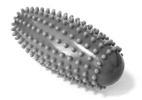 Масажний ролик Almond EasyFit овальний із шипами сірий (EF-1071-GY)