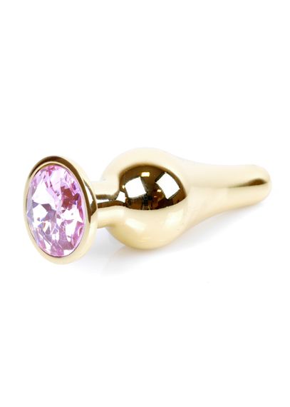 Анальна пробка - Jewellery Gold BUTT PLUG- Rose | Зображення 1