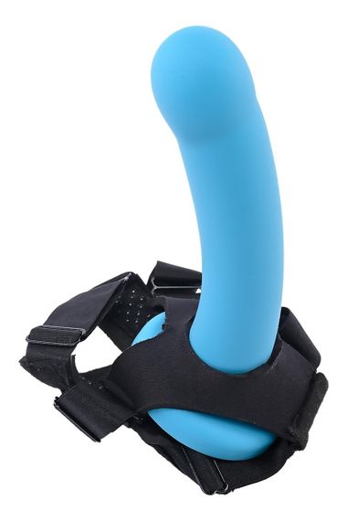 Страпон на ногу для проникнення без рук Sportsheets Pivot фетиш-аксесуар, чорний sexstyle | Зображення 6