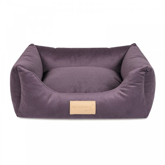 Лежак Pet Fashion Molly №2 для собак і котів фіолетовий 62х50х19 см