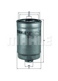 Фільтр палива MAHLE ORIGINAL KC1011 на HYUNDAI ix20 (JC)