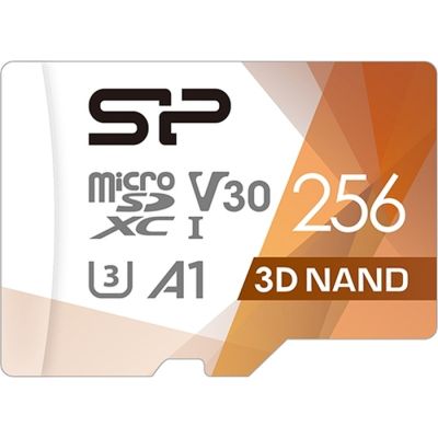 Карта памяти Silicon Power 256Gb microSDXC U3 A1 V30 Superior Color 100R/80W + adapter (SP256GBSTXDU3V20AB) | Зображення 1