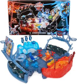 Арена Бакуган с вращающимся атакующим бакуганом Драгоноид Оригинал Spin Master Bakugan Battle Arena