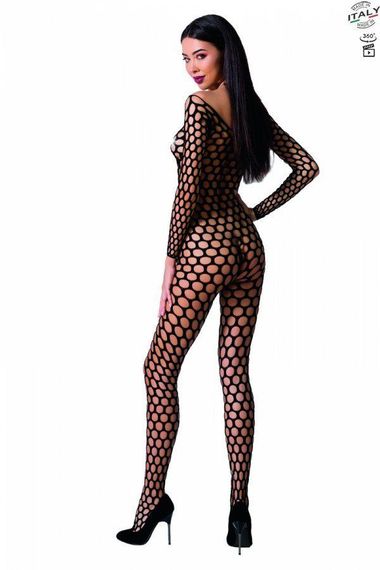 Бодістокінг з крупною сіткою Passion BS077 black sexstyle | Зображення 2