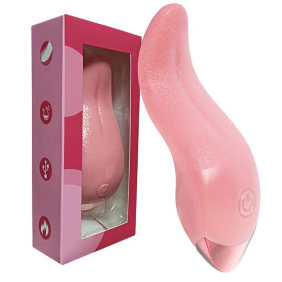 Вібратор (Язик) Babydoll Міні Вібратор Персиковий 7330-1 | Зображення 2