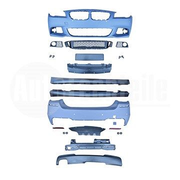 Обвес компл. BMW 5 F10 09-13 (M-Technic) (с Отв. PDC и Фароомыв., 1-Сторон. Выхлоп, Пороги), AutoTechteile, 710 5189, 51118048668