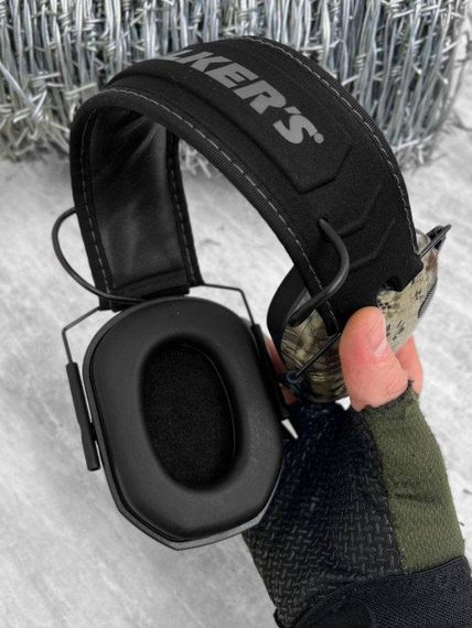 Тактичні навушники Walkers Razor Slim Electronic Muffs kriptek зел полка | Зображення 4