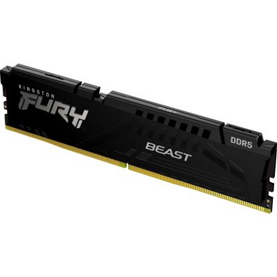 Модуль памяти для компьютера DDR5 32GB 6000 MHz Beast Black Kingston Fury (ex.HyperX) (KF560C30BB-32) | Зображення 1