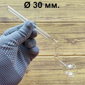 Стеклянная трубка Sherlock Ball Long Oil Clear