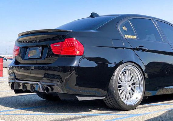 Дифузор заднього бампера (для E90 M-Sport, Карбон) для BMW 3 серія E-90/91/92/93 2005-2011 рр | Зображення 5
