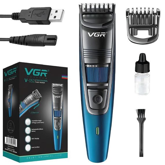 Машинка для стрижки волосся електрична VGR-053, Професійна машинка для стрижки волосся на акумуляторі SN-52 | Зображення 3