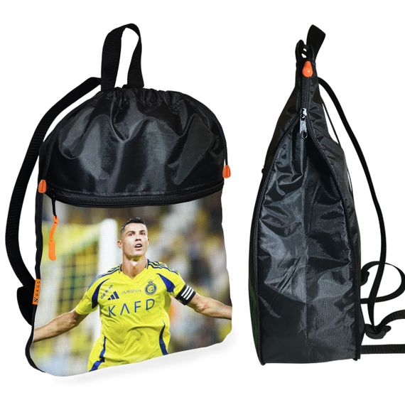 Школьный рюкзак детский Криштиану Роналду + Сумка для обуви спортивной формы рюкзак-мешок мальчику (01874) | Зображення 1