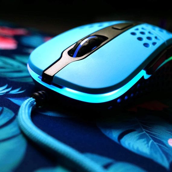 Миша ігрова Xtrfy M4 RGB, Miami Blue (XG-M4-RGB-BLUE) | Зображення 2