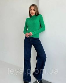 Свитер цвет зеленый размеры S, M FI_008785