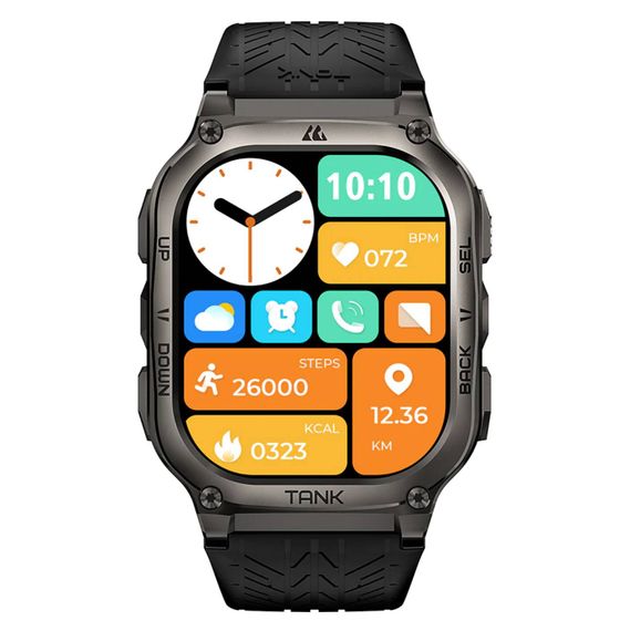 Смарт-годинник тактичний Kospet Tank M3 Metal Black (KTM0003MB) | Зображення 2
