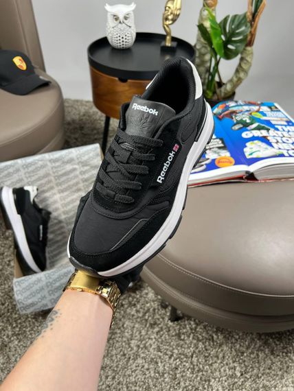 Чоловічі кросівки R3eebok Classic Black White , В'єтнам A4232 | Зображення 5