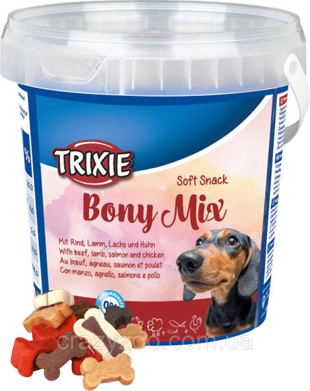 Ласощі для собак Trixie Soft Snack Bony Mix 500 г TX-31496