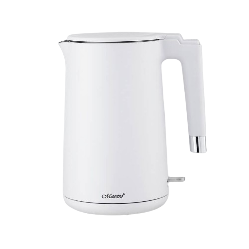 Електрочайник 1,7л 1800W метал (диск) MR-026-WHITE Maestro
