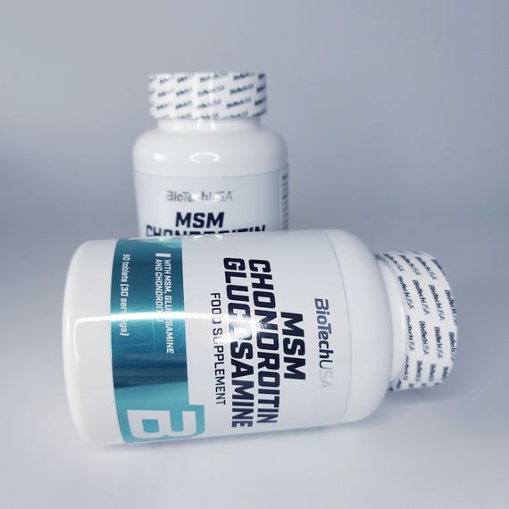 Для суглобів та зв'язок MSM Chondroitin Glucosamine BioTechUSA 60 таблеток | Зображення 2