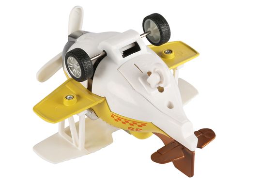 Самолет металический инерционный Same Toy Aircraft желтый со светом и музыкой SY8015Ut-1 (SY8015Ut-1) | Зображення 3